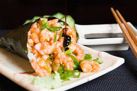 temaki camarao